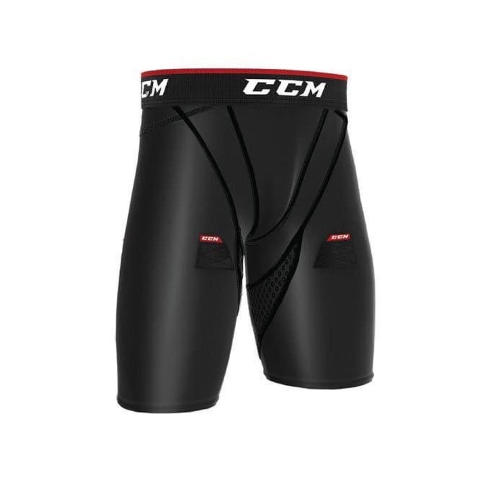 BRAND NEW sealed women ccm compression hockey short with cup size M